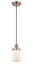 Innovations - 916-1P-AC-G51 - One Light Mini Pendant - Ballston - Antique Copper