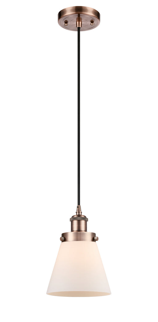 Innovations - 916-1P-AC-G61 - One Light Mini Pendant - Ballston - Antique Copper