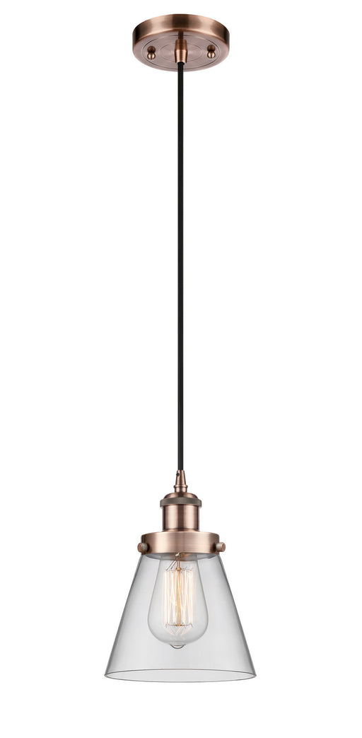 Innovations - 916-1P-AC-G62 - One Light Mini Pendant - Ballston - Antique Copper