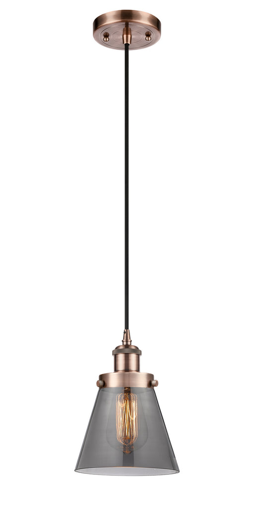 Innovations - 916-1P-AC-G63 - One Light Mini Pendant - Ballston - Antique Copper
