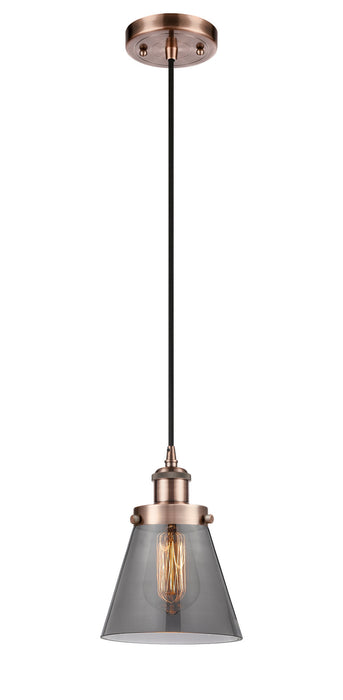 Innovations - 916-1P-AC-G63-LED - LED Mini Pendant - Ballston - Antique Copper