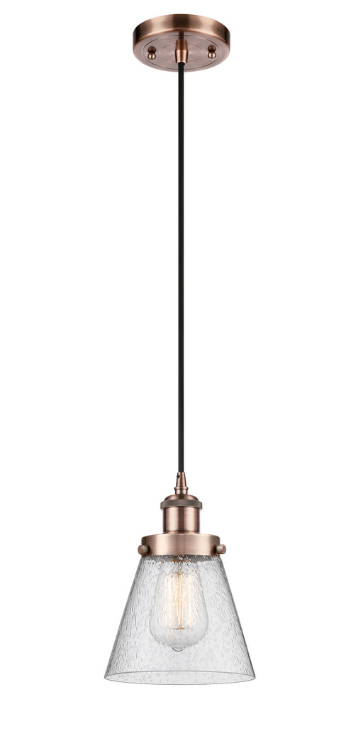 Innovations - 916-1P-AC-G64 - One Light Mini Pendant - Ballston - Antique Copper