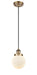 Innovations - 916-1P-BB-G201-6 - One Light Mini Pendant - Ballston - Brushed Brass