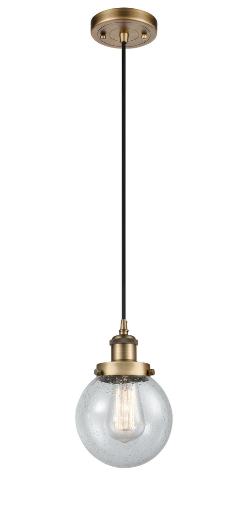 Innovations - 916-1P-BB-G204-6 - One Light Mini Pendant - Ballston - Brushed Brass