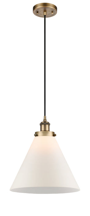 Innovations - 916-1P-BB-G41-L - One Light Mini Pendant - Ballston - Brushed Brass