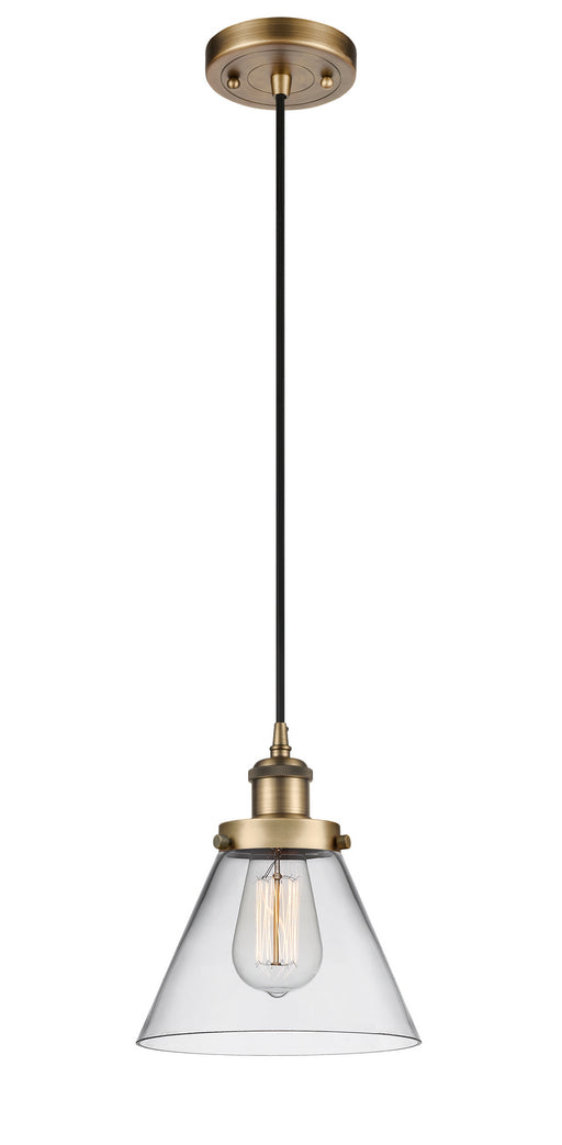 Innovations - 916-1P-BB-G42 - One Light Mini Pendant - Ballston - Brushed Brass