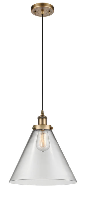 Innovations - 916-1P-BB-G42-L-LED - LED Mini Pendant - Ballston - Brushed Brass