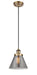 Innovations - 916-1P-BB-G43 - One Light Mini Pendant - Ballston - Brushed Brass