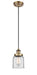 Innovations - 916-1P-BB-G52 - One Light Mini Pendant - Ballston - Brushed Brass