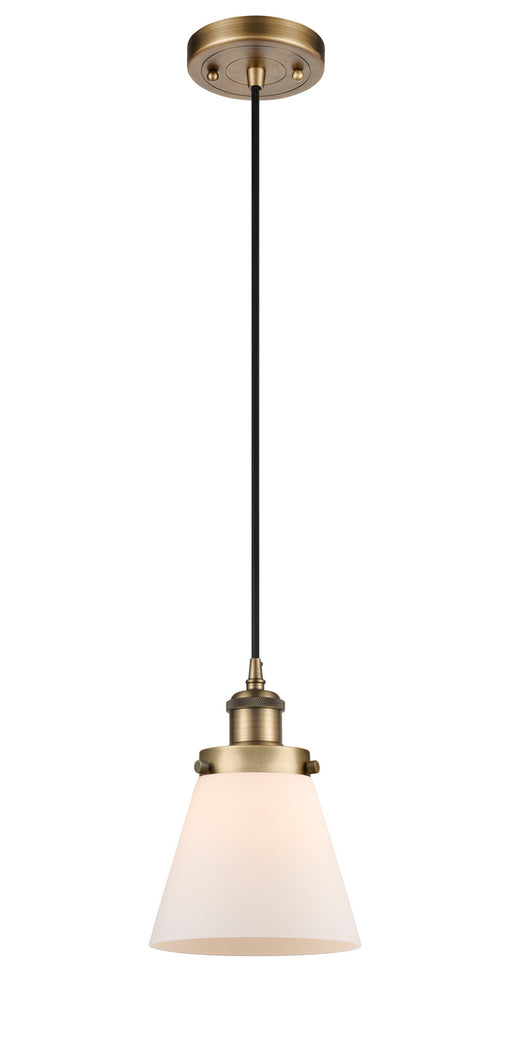 Innovations - 916-1P-BB-G61 - One Light Mini Pendant - Ballston - Brushed Brass