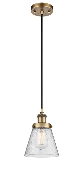 Innovations - 916-1P-BB-G64 - One Light Mini Pendant - Ballston - Brushed Brass