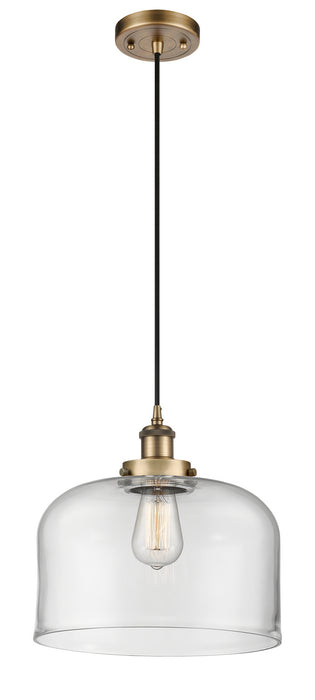 Innovations - 916-1P-BB-G72-L - One Light Mini Pendant - Ballston - Brushed Brass