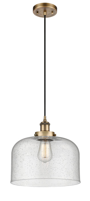 Innovations - 916-1P-BB-G74-L - One Light Mini Pendant - Ballston - Brushed Brass