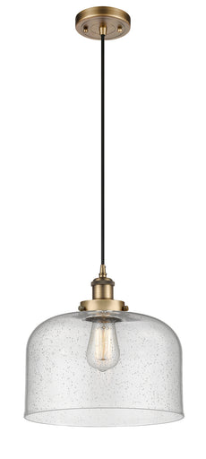 Ballston Urban One Light Mini Pendant Brushed Brass