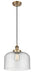 Innovations - 916-1P-BB-G74-L-LED - LED Mini Pendant - Ballston - Brushed Brass