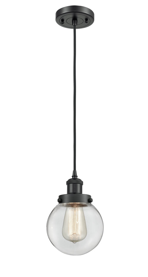 Innovations - 916-1P-BK-G202-6 - One Light Mini Pendant - Ballston - Matte Black
