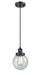 Innovations - 916-1P-BK-G204-6 - One Light Mini Pendant - Ballston - Matte Black