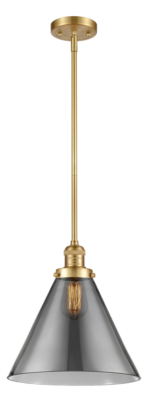 Innovations - 201S-SG-G43-L-LED - LED Mini Pendant - Franklin Restoration - Satin Gold