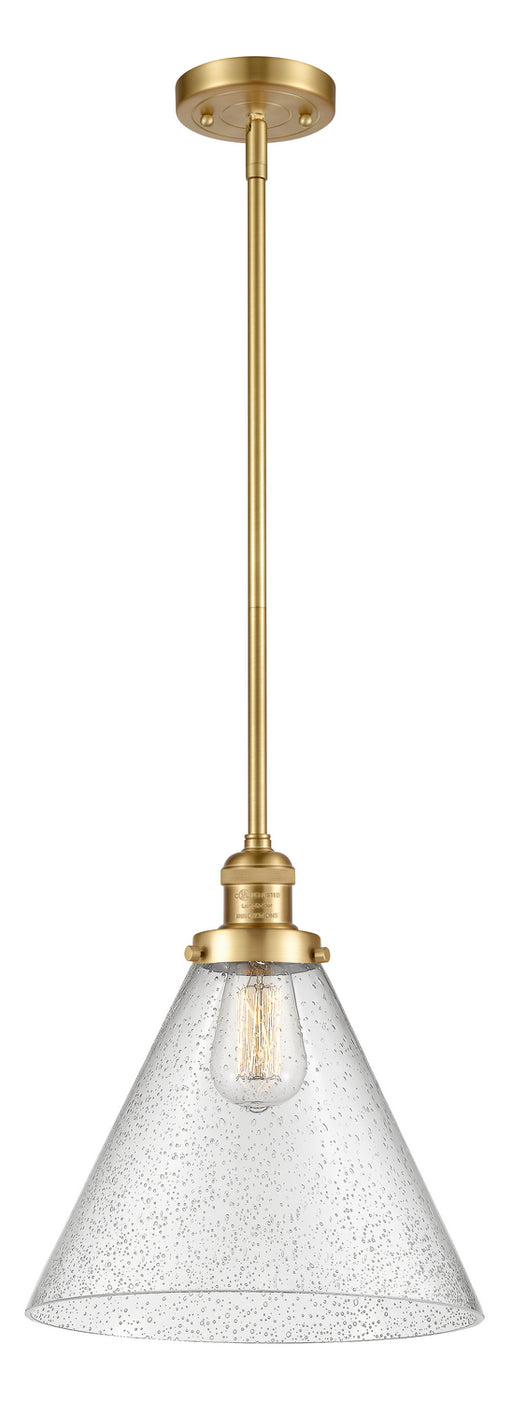 Innovations - 201S-SG-G44-L - One Light Mini Pendant - Franklin Restoration - Satin Gold