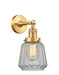 Innovations - 203-SG-G142-LED - LED Wall Sconce - Franklin Restoration - Satin Gold