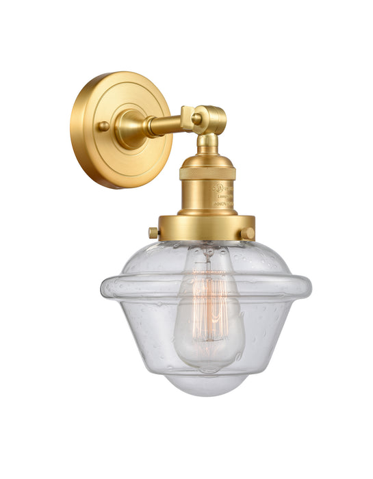 Innovations - 203-SG-G534-LED - LED Wall Sconce - Franklin Restoration - Satin Gold