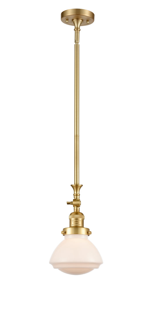 Innovations - 206-SG-G321 - One Light Mini Pendant - Franklin Restoration - Satin Gold