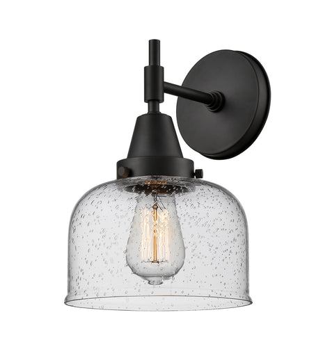 Caden One Light Wall Sconce Matte Black