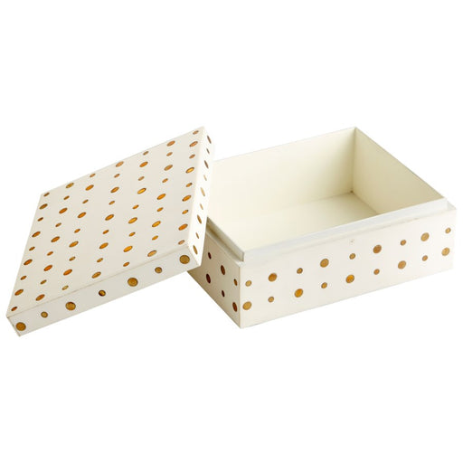 Cyan - 10659 - Container - White And Brass