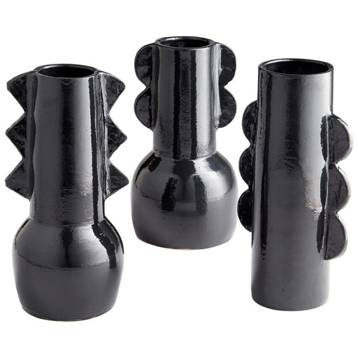 Cyan - 10664 - Vase - Black