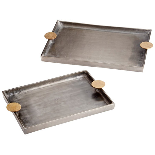 Cyan - 10736 - Tray - Silver And Gold