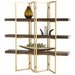 Cyan - 10763 - Etagere - Gold And Grey