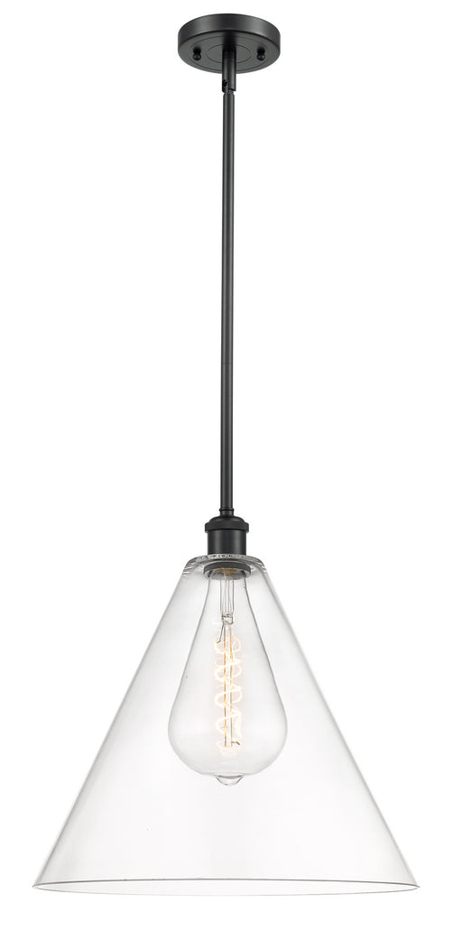 Innovations - 516-1S-BK-GBC-162 - One Light Pendant - Ballston - Matte Black