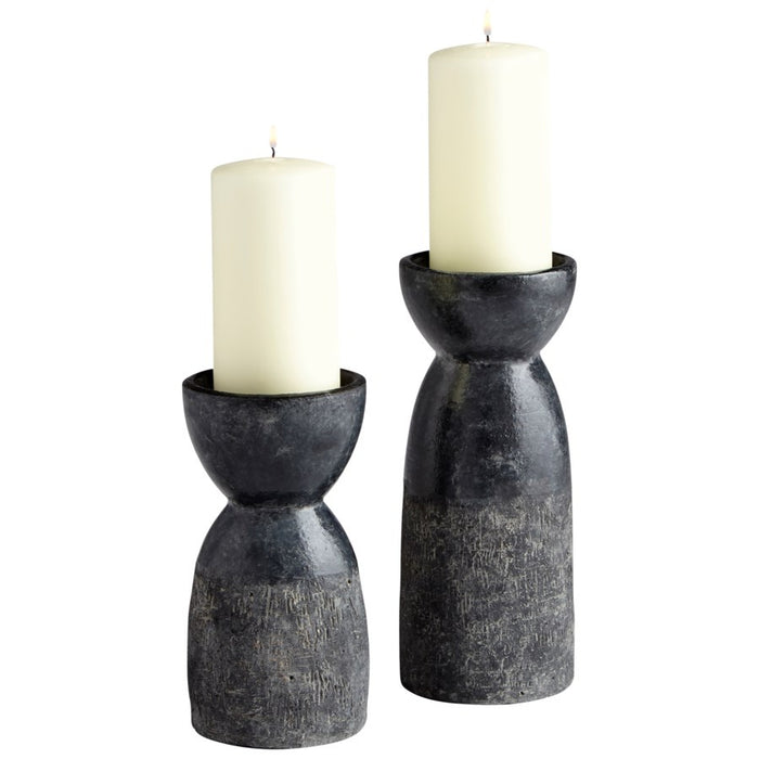 Cyan - 11017 - Candleholder - Black