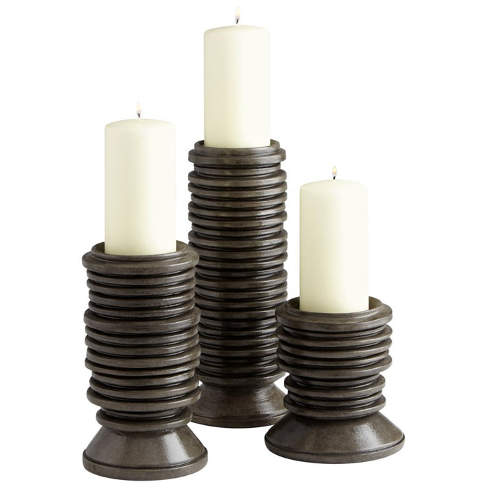 Cyan - 11021 - Candleholder - Black