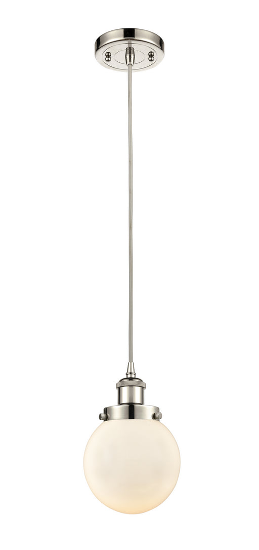 Innovations - 916-1P-PN-G201-6 - One Light Mini Pendant - Ballston - Polished Nickel