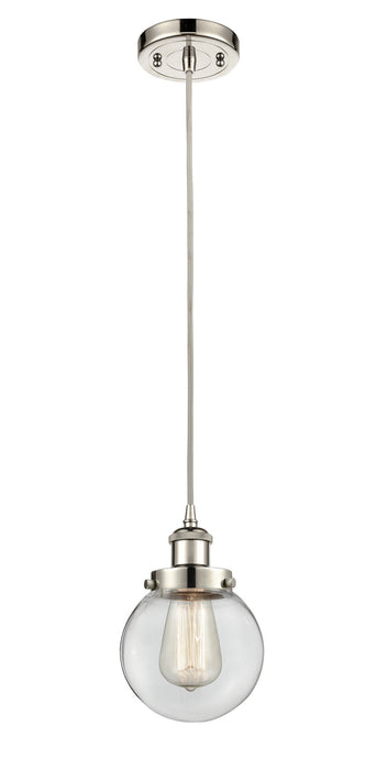 Innovations - 916-1P-PN-G202-6 - One Light Mini Pendant - Ballston - Polished Nickel