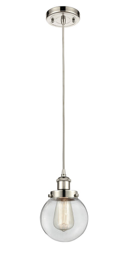 Ballston Urban One Light Mini Pendant Polished Nickel