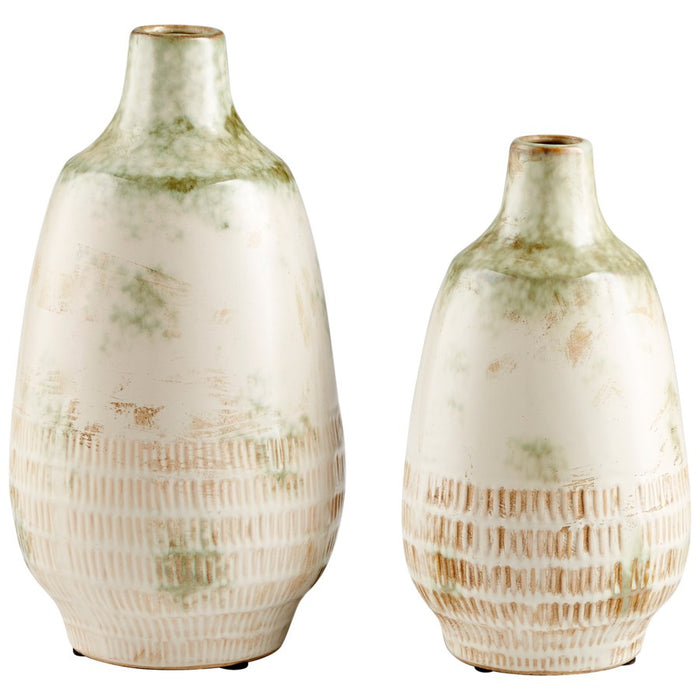 Cyan - 11051 - Vase - Olive Pearl Glaze