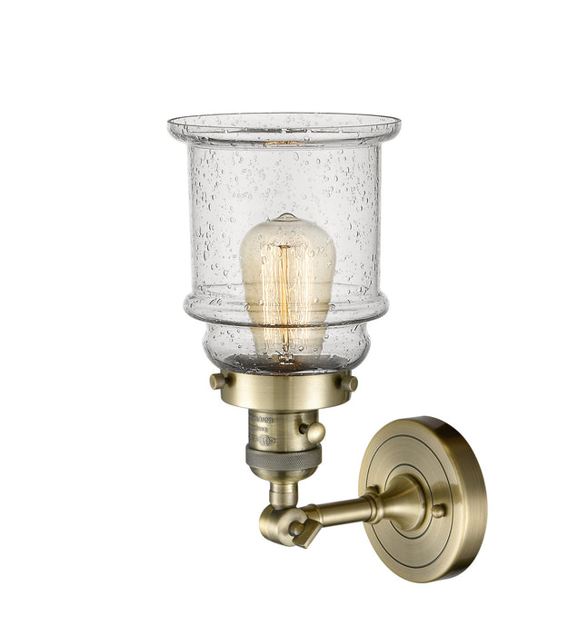 Innovations - 203SW-AB-G184 - One Light Wall Sconce - Franklin Restoration - Antique Brass