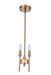 Craftmade - 54392-SB - Two Light Mini Pendant - Larrson - Satin Brass