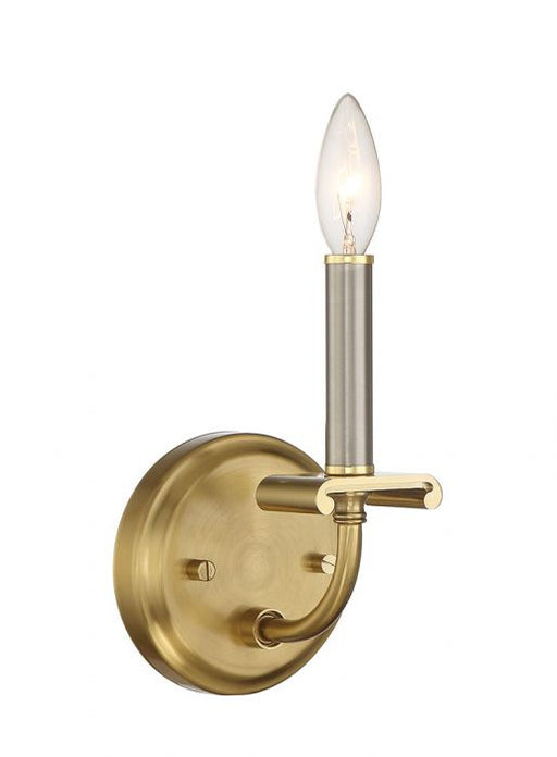 Craftmade - 54861-BNKSB - One Light Wall Sconce - Stanza - Brushed Polished Nickel / Satin Brass