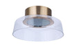 Craftmade - 55182-SB-LED - LED Flushmount - Centric - Satin Brass