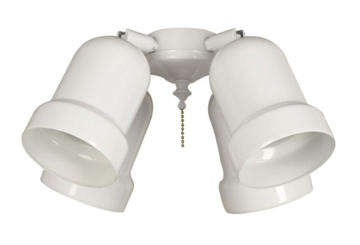 Craftmade - LK414-WW-LED - LED Ceiling Fan Light Kit - 4 Arm Light Kit - White
