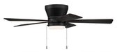 Craftmade - MER52FB5 - 52``Ceiling Fan - Merit - Flat Black