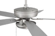 Craftmade - P119BN5-52BNGW - 52``Ceiling Fan - Pro Plus 119 Pan Light Kit - Brushed Satin Nickel