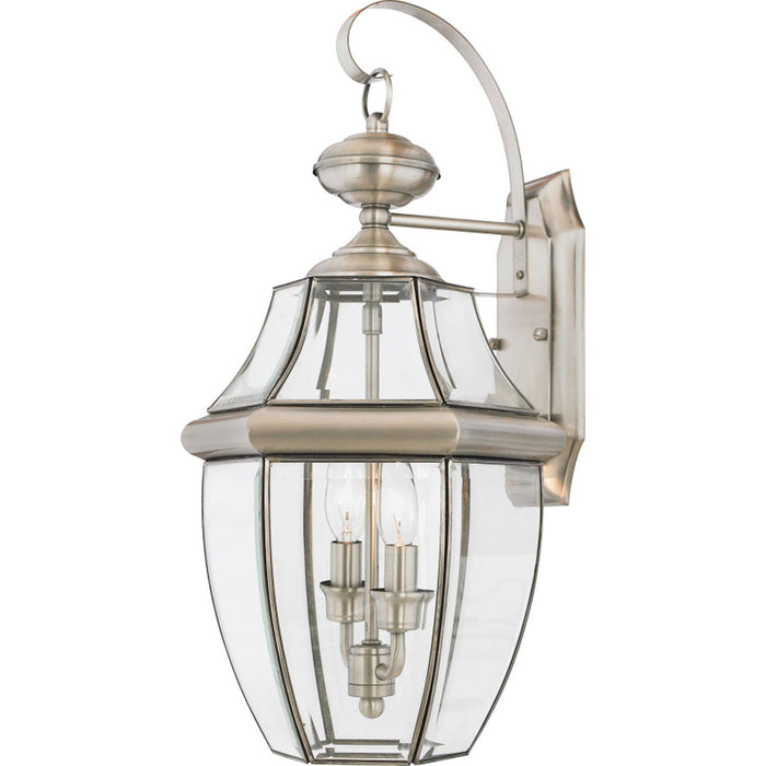 Quoizel - NY8317P - Two Light Outdoor Wall Lantern - Newbury - Pewter