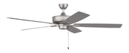 Craftmade - S60BN5-60BNGW - 60``Ceiling Fan - Super Pro 60" Fan - Brushed Satin Nickel