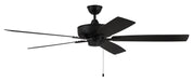 Craftmade - S60FB5-60FBGW - 60``Ceiling Fan - Super Pro 60" Fan - Flat Black