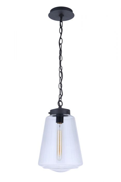 Craftmade - ZA3821-MN - One Light Outdoor Pendant - Laclede - Midnight