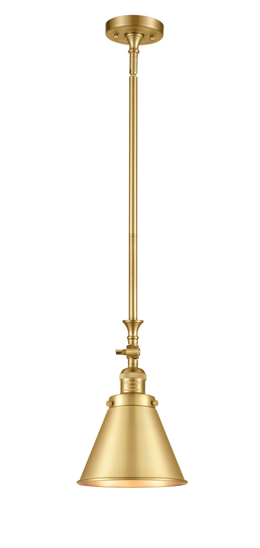 Innovations - 206-SG-M13-SG - One Light Mini Pendant - Franklin Restoration - Satin Gold